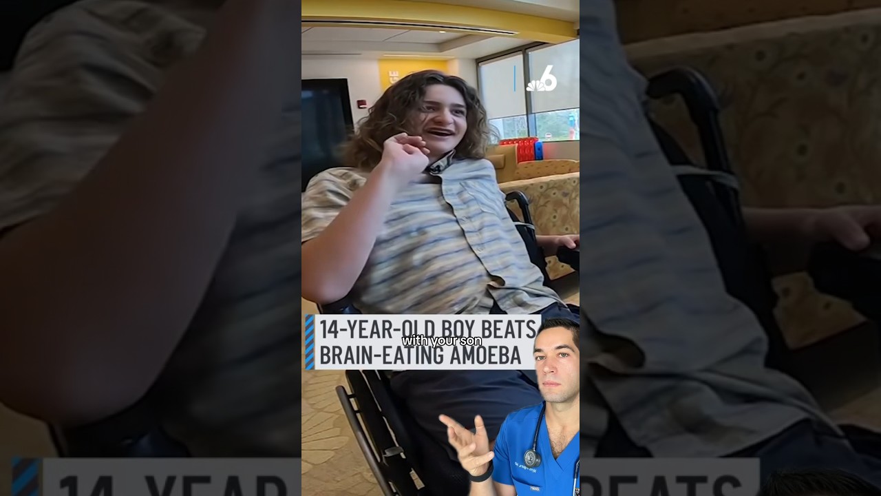 His brain was eaten by amoeba?