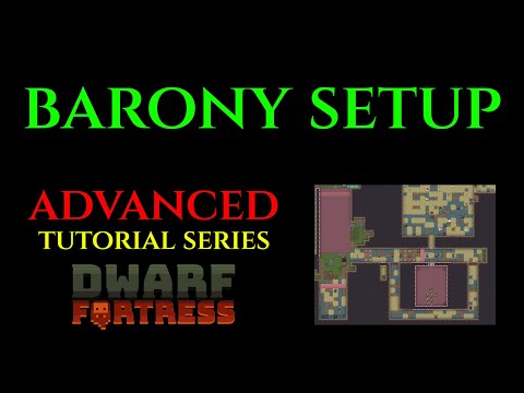 BARONY SETUP - Advanced Guide DWARF FORTRESS Guide Ep 14