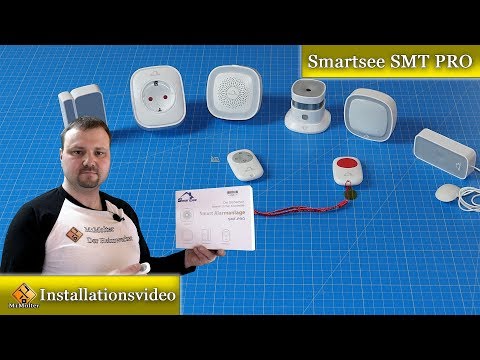 Alarmanlage mit SmartHome Funktion / Installation und Einrichtung der Alarmanlage Smartsee SMT-PRO