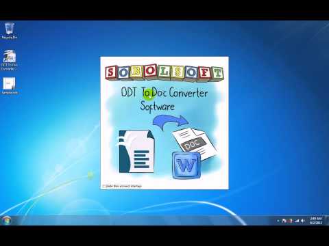 ODT To Doc Converter Software