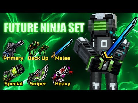 Pixel Gun 3D - Future Ninja Set