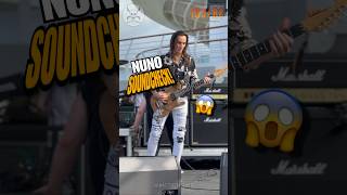 🔥NUNO unleashes Shred Storm during soundcheck on Cruise! 😱🛳️🎸 #nunobettencourt #mastersofshred
