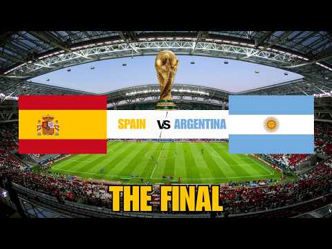 🔴 SPAIN vs ARGENTINA LIVE | Messi vs Yamal | FIFA World Cup 2026 FINAL SIMULATION | FC26 PS5
