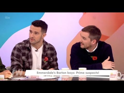 Emmerdale brothers Michael Parr and Anthony Quinlan's appearance on Loose Women