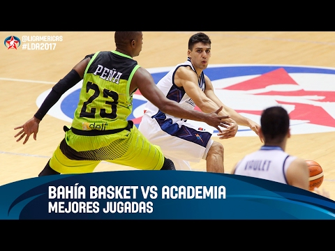 Academia (COL) vs Bahía Basket (ARG) - Mejores Jugadas - Grupo D - DIRECTV Liga de las Americas 2017