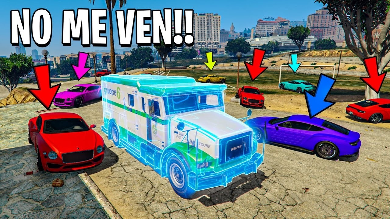 Tengo que COMPORTARME como un NPC para GANAR!! CAMIÓN BLINDADO! - GTA 5 ONLINE
