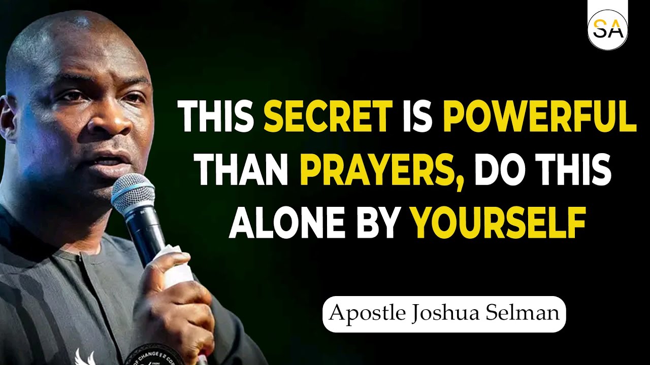 DECLARE THIS EVERY MORNING, DO THIS  ALONE BY YOURSELF || APOSTLE JOSHUA SELMAN