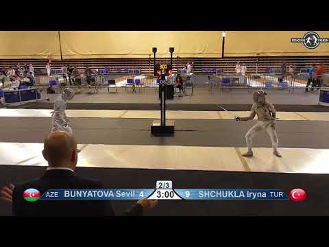 2018 T64 10 F S Individual Novi Sad SRB European Championships YELLOW BUNYATOVA AZE vs SHCHUKLA TUR