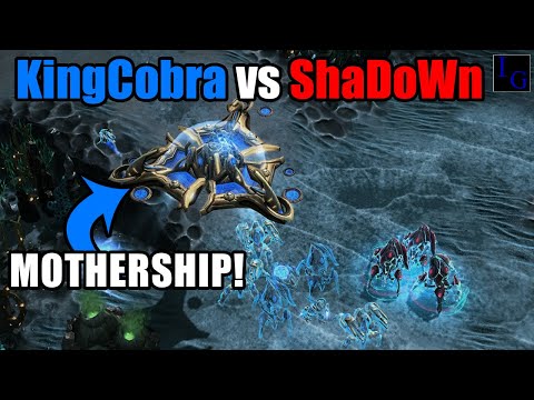 Rushing for... MOTHERSHIP!? (KingCobra vs ShaDoWn) | StarCraft 2 SC2 Professional Game Pro PvP Match