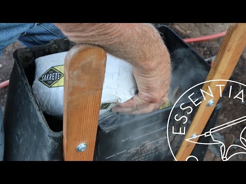 Easily Mixing Concrete By Hand