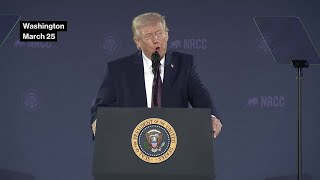 Iran Wants A Deal 'So Badly' Says President Trump (NRCC Remark Highlights)
