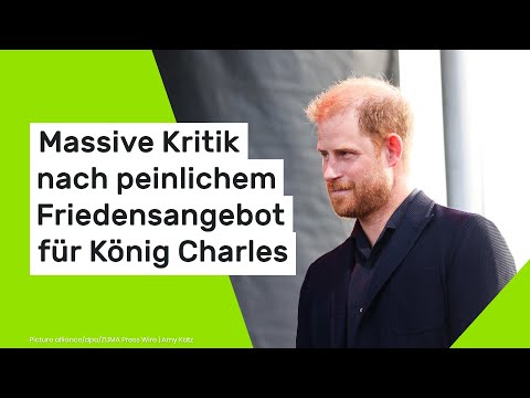 Prince Harry: Massive criticism after embarrassing peace offer to King Charles
