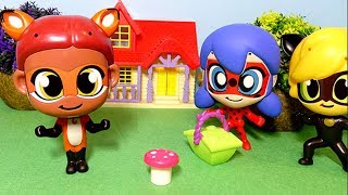 ЧИБИ РЕНА РУЖ ВСТРЕТИЛА ЛЕДИ БАГ И СУПЕР КОТА!