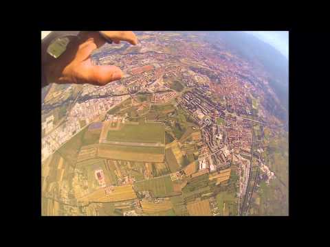 110Kg Lancio paracadute in Tandem 4400m @ Arezzo  2015