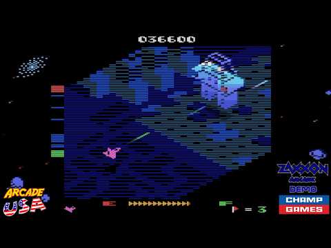 Zaxxon Arcade! (Atari 2600 - Champ Games Demo)