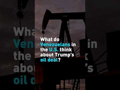 Venezuelans in U.S. react to Trump's oil deal