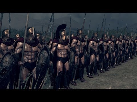 Rome 2 Total War Lets Compare Units in Battle. # 89 The Real 300 vs The Myrmidons