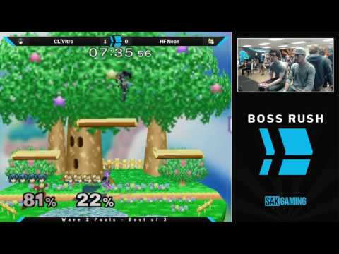 Boss Rush: Duck Wave 2 Pools - Vitro (Marth) vs HF Neon (Fox)