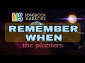 dupli REMEMBER WHEN the platters karaoke