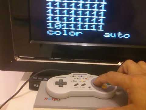 SNES controller read using MSX Basic