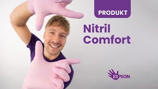 Nitrilové rukavice NITRIL COMFORT 100 ks, nepudrované, růžové