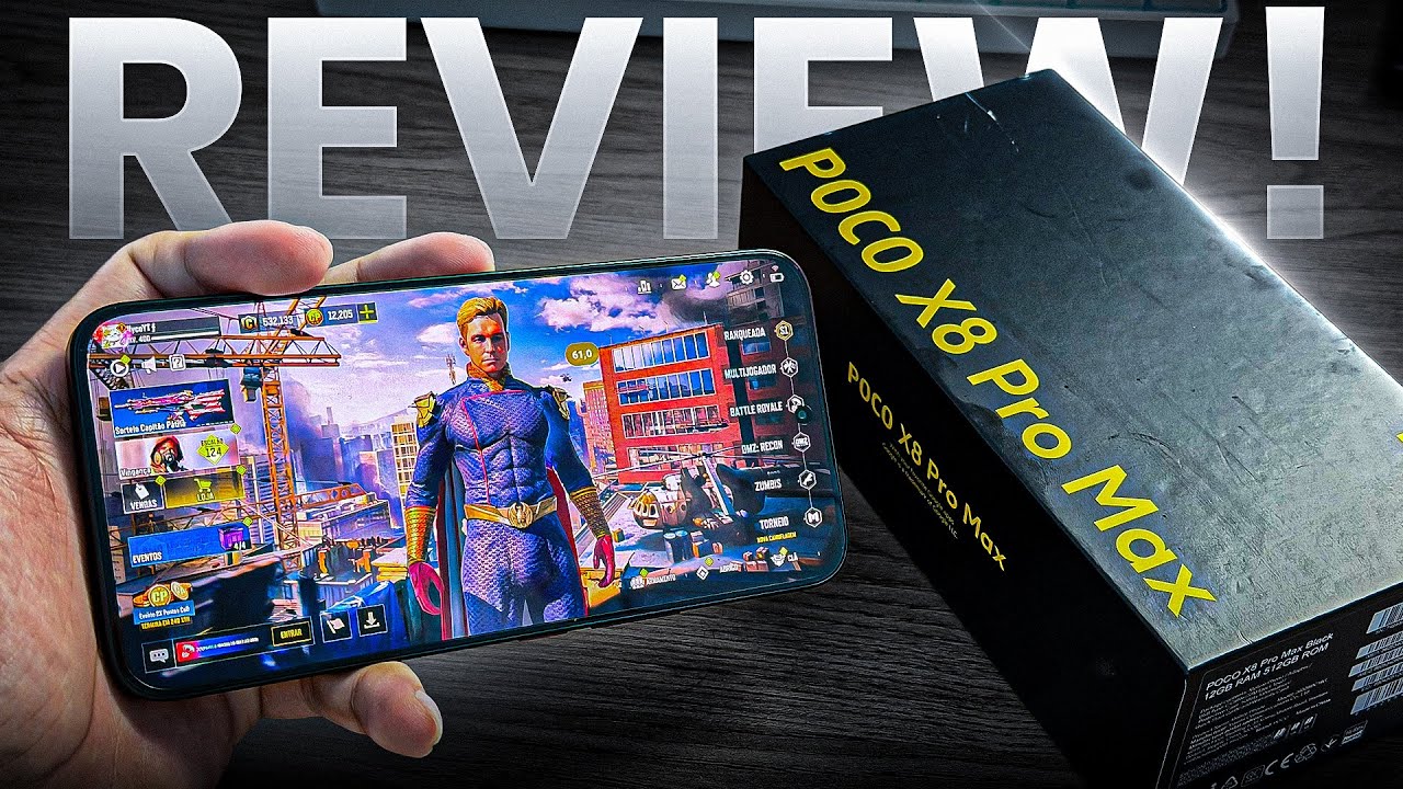 POCO X8 PRO MAX: FINALMENTE UM CELULAR DIGNO PARA OS GAMERS (CUSTO BENEFICIO ABSURDO)