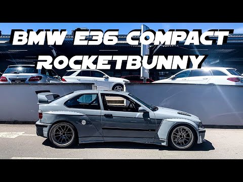 building a BMW e36 Compact RocketBunny Widebody in 8 minutes.