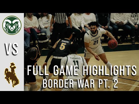 CSU Men's Basketball vs Wyoming | Full Game Highlights and Postgame Report | February, 23, 2022