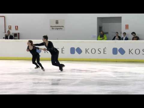 2015 ISU Junior Grand Prix- Logroño Free Dance Marie-Jade LAURIAULT / Romain LE GAC FRA