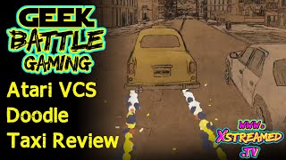 Doodle Taxi Atari VCS Review Indie Crazy Taxi with Witches?! Metgan Games