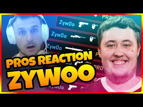 PRO PLAYERS REACTION TO ZYWOO PLAYS (FRENCH S1MPLE)