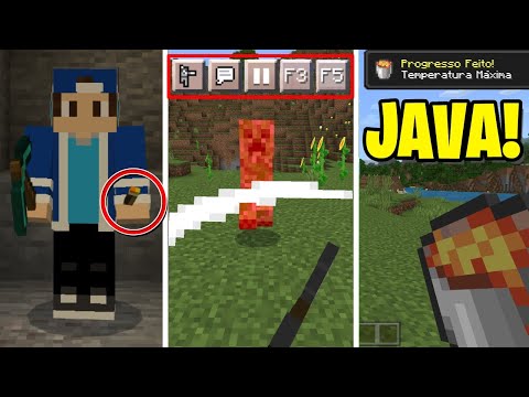 10 ADDONS QUE VÃO FAZER O MINECRAFT PE FICAR IGUAL AO MINECRAFT JAVA EDITION!!