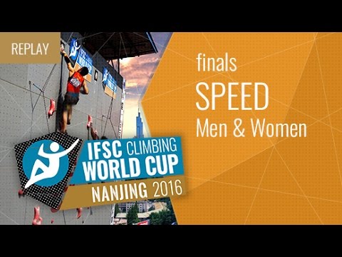 IFSC Climbing World Cup Nanjing 2016 - Speed - Finals - Men/Women