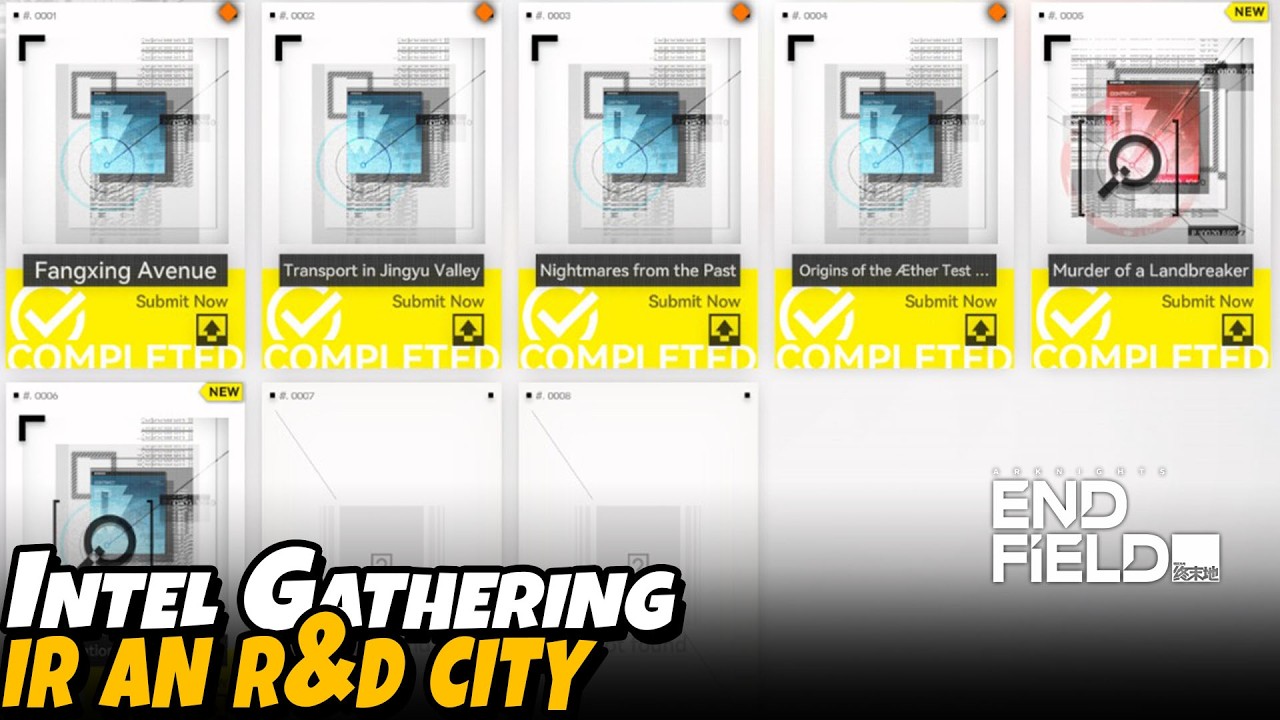 IR An R&D City Intel Gathering Location  | Arknights Endfield