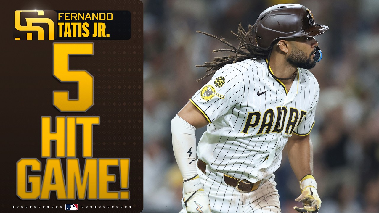 Fernando Tatis Jr. records the first FIVE-HIT GAME of his career! 💪🔥