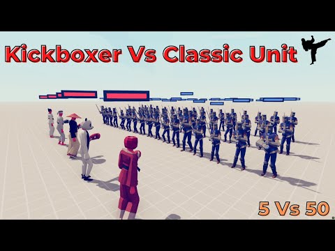 PUNCH & KICK - Kickboxer Vs Every Factions - ( 5 x 50 ) | TABS - Totally Accurate Battle Simulator