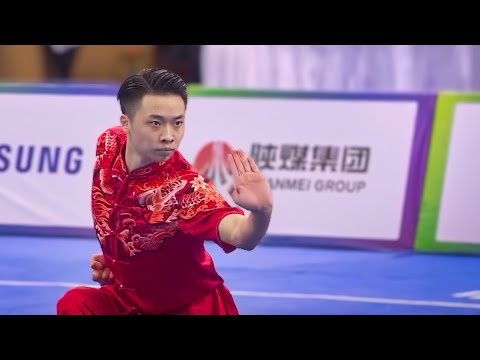 Wu Zhaohua wins 1st place changquan - 14th All China Games - Wushu Taolu