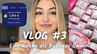 BUSINESS VLOG #3 | Produktfotos machen, Bestellungen verpacken, Social Media (Eigener Onlineshop)