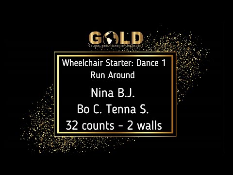 GOLD Line Wheelchair Starter - Dance 1: "Run Around" - Demo with music