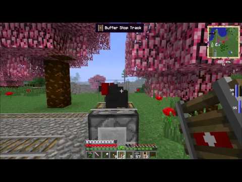 Minecraft FTB Unleashed: Episode 30 - Railcraft Locomotion!