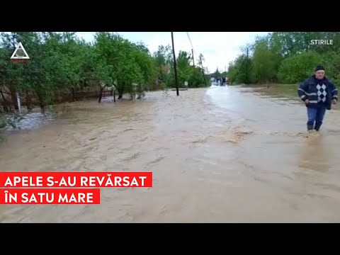 Inundații în Satu Mare: 100 de oameni au fost evacuați. Sute de animale, moarte sau dispărute