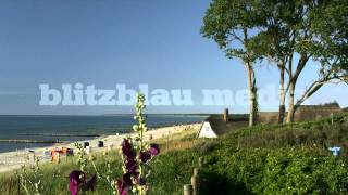 preview picture of video 'Stock Footage Europe Germany Baltic Sea Beach Ahrenshoop Darss Mecklenburg Ostsee Urlaub Travel'