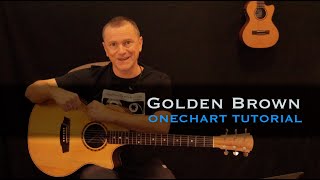 Golden Brown The Stranglers guitar lesson best version solo acoustic fingerstyle