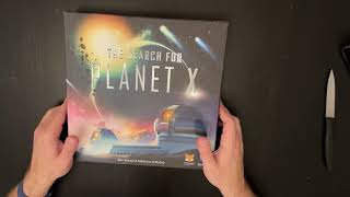 The Search for Planet X Board Game Unboxing 4k