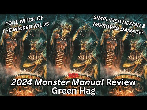 Green Hags are Foul Witches of the Wicked Wild in the D&D 2024 Monster Manual | D&D 5e