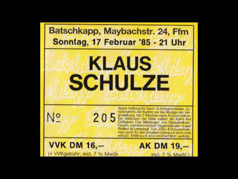 Klaus Schulze & Rainer Bloss, 17-02-1985 Batschkapp Frankfurt, Germany Batschkapp part7