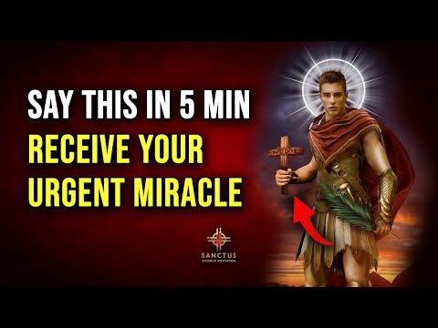 Say This for Urgent Miracles! St. Expeditus Prayer for Swift Intercession ✨
