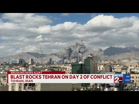 Blast rocks Tehran on day 2 of conflict