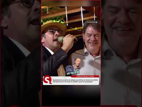 4/12/2025: Senador Cid Gomes responde sobre possibilidade de ser candidato. #robertolira #notícias