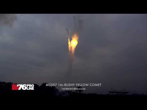 MS507 16 shot Bushy Yellow Comet